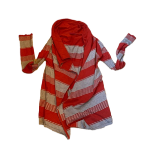 🩵 Red cardigan knit sweater / wrap
